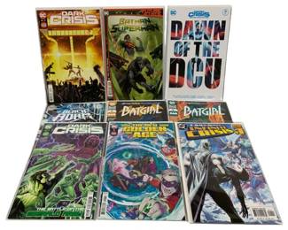 670 - 9 DC Superhero Comic Books
