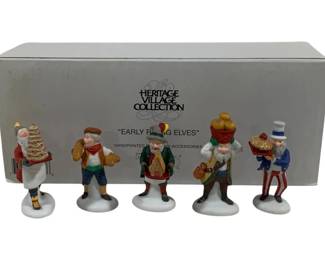 1314 - Dept 56 Early Rising Elves w/ box Heritage Village Collection
