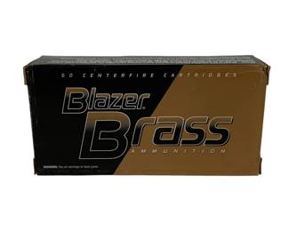 15 - Blazer Brass .45 Auto Ammo, full box
