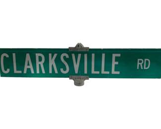 1979 - Clarksville Rd Street Sign 12.5 x 48
