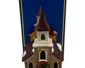 1282 - Christmas Valley Church w/ box
