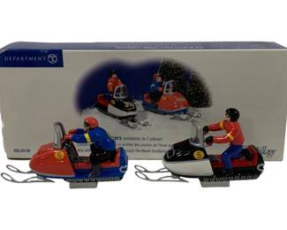 1290 - Dept 56 Snowmobile Racers w/ box
