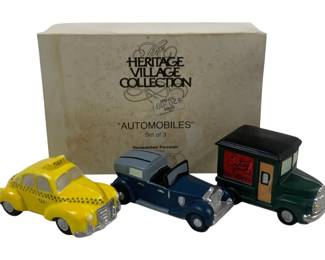 1292 - Dept 56 Heritage Village Automobiles w/ box
