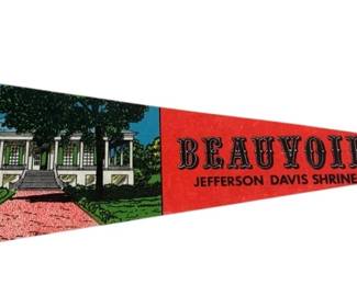 1916 - Vintage 1978 Biloxi, Miss Felt Pennant 8 x 28
