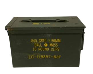 19 - Metal Ammo Box 12 x 8 x 6
