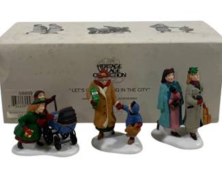 1311 - Dept 56 Let's Go Shopping in the City w/ box Heritage Village Collection

