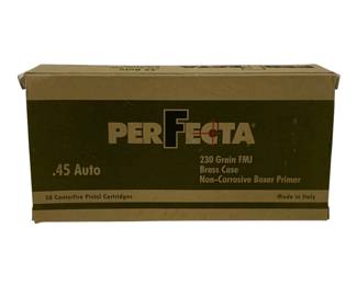 10 - Perfecta .45 Auto Ammo, full box
