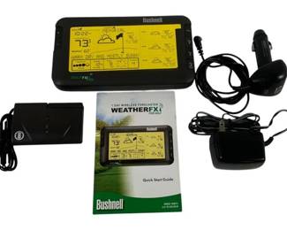 1240 - Bushnell Weather FX 7 Day Wireless Forcaster with accessories used as-is electric/electronic/mechanical item - no guarantee all components, untested
