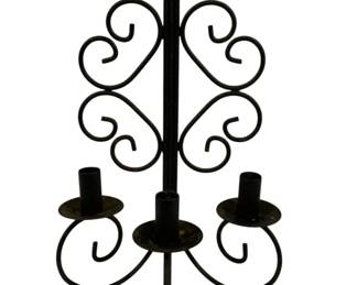 163 - Hanging Metal Candleholder 17 x 11 x 8
