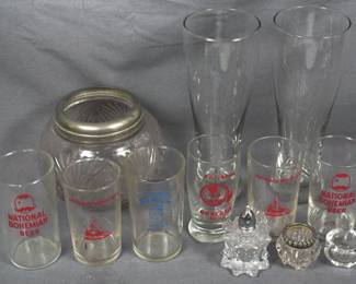 817 - Assorted Vintage Glass
