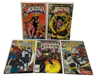 665 - 5 Vintage Marvel Comic Books
