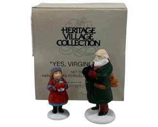 1305 - Dept 56 Heritage Village Yes, Virginia w/ box
