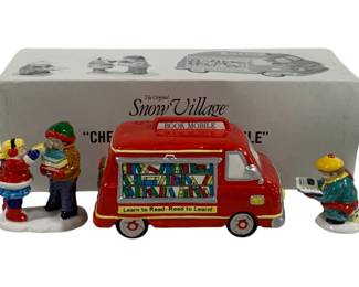 1320 - Dept 56 Check It Out Bookmobile w/ box Snow Village
