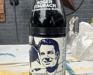 Collectible Roger Staubach bottle