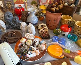 Owl and mushroom treasures!