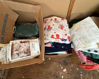 Boxes of fabric.......!!