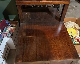 (2) matching tiered end tables (only one photographed)