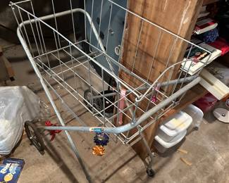 Vintage metal cart