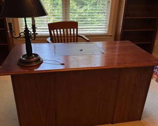 Desk With Lamp Chair