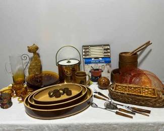 Amber, Brown And Mid Century