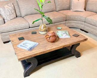 Distressed Wood Coffee Table
