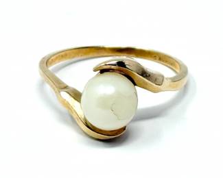 4 10kGoldRingwCulturedPearl