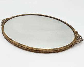 85 OvalMetalFramedMirror