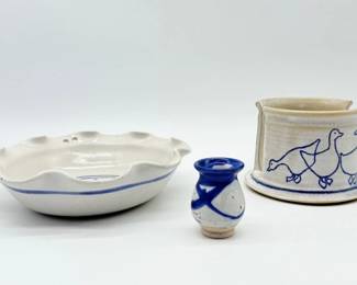96 PotteryStrainerSpongeHolderMiniatureVase