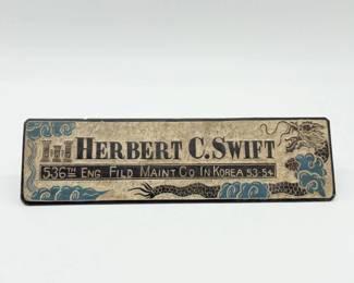 93 HerbertCSwiftStoneNamePlaque