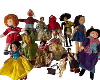 Vintage Fabric Dolls 
