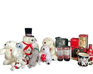CocaCola Collectibles  Bears, Drinking Glasses,  More 