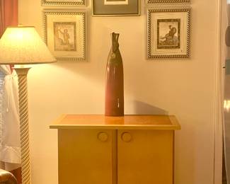 merton gershun for american of martinsville corktop server/ bar cabinet