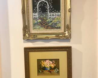 signed vintage oil paintings
