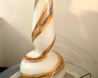 31'mcm  italian art glass lamps Murano