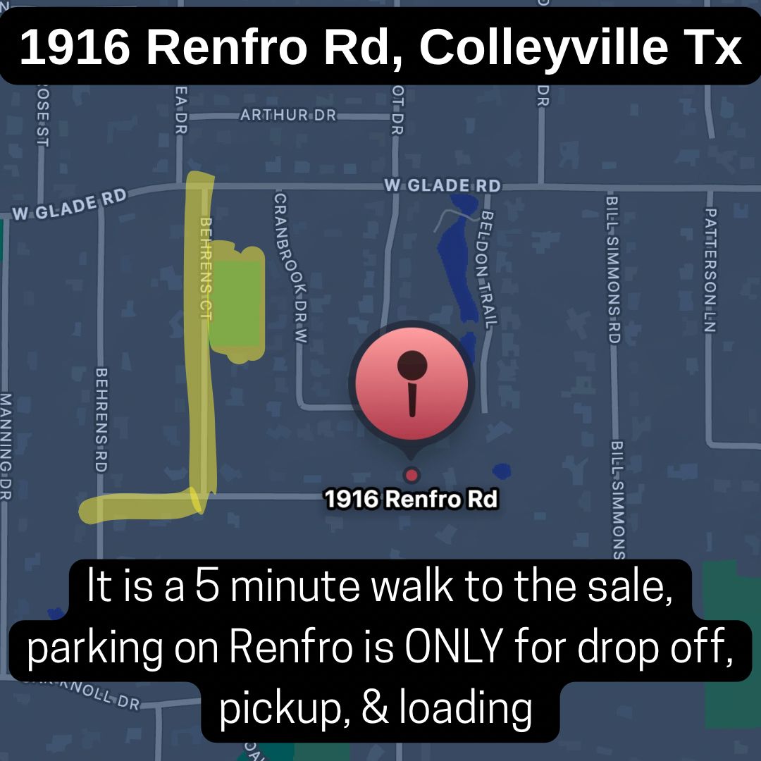 5 minute walk to the sale