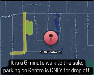 5 minute walk to the sale