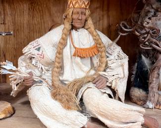 Male Indian figure with local (native) design