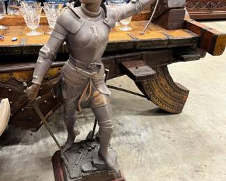 Soldier. Could be depicting Joan of Arc