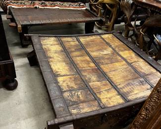 One of two large coffee tables. Have you ever seen something so cool?  I'm obsessed!! 