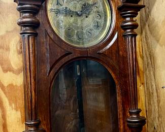One of 3 wall clocks
