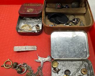 Sterling and other bibs n bobs
