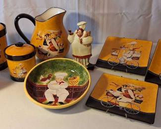 French Market Jennifer Garant Canisters and Plates