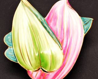 vintage hand painted Ucagco China trinket dish/bowl