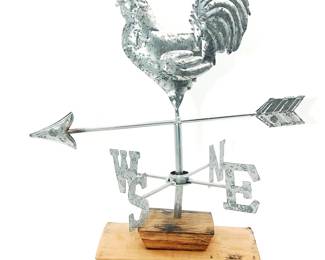 table top rooster weather vane