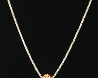 Citrine necklace