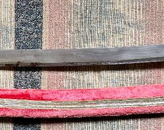 Ceremonial saber from India.