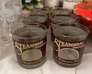 Vintage Steamboat glasses