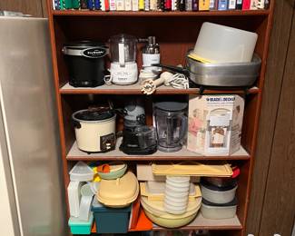 Hitachi, Tupperware, cookbooks