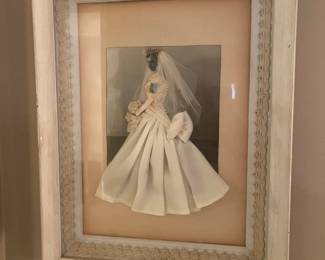 Vintage fabric art