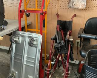 Furniture dollies and wheelchair